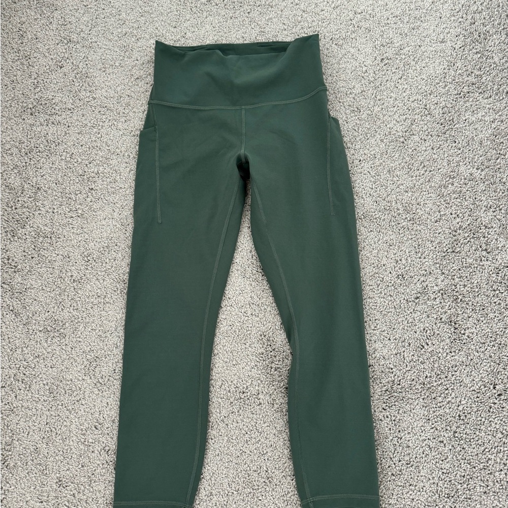 Lululemon Athletica Green High-Rise Leggings